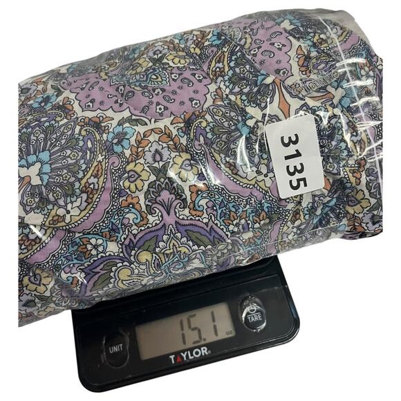 Lane Bryant Dress Womens 24P Purple Midi Geometric Boho Tiered Pockets Peasant - Picture 15 of 15